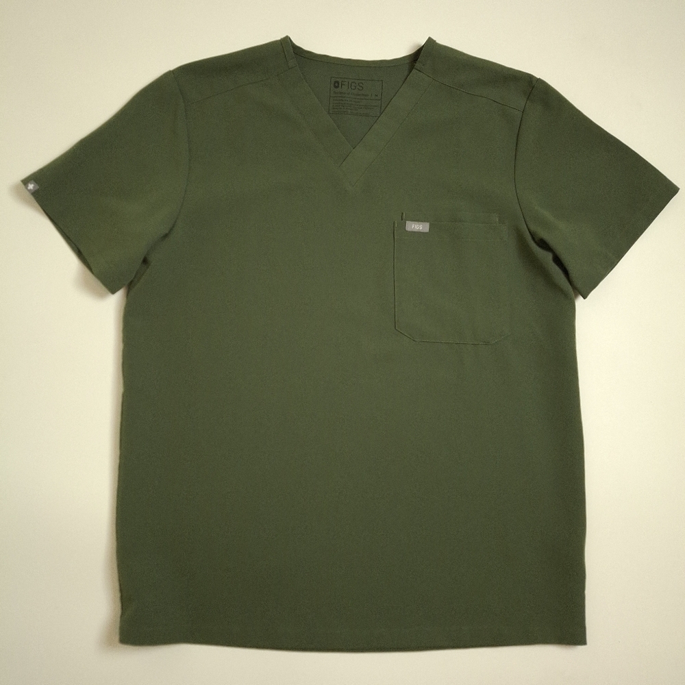 Figs Men's Moss Leon Scrub Top - Picture 2 of 6